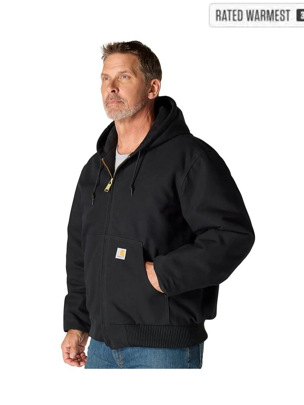 Men's Carhartt Coat- 2XL-Tall Black